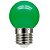 Lâmpada Bolinha 15w Incandescente E-27 Verde 127v - Imagem 1
