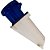 Tomada Industrial Sobrepor 2P+T 63a 6h Azul 250v Mgi-133 JNG - Imagem 3