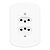 Conjunto de Tomadas Duplas 10a 2P+T 250v Completa Fame Blanc - Imagem 1