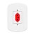 Conjunto de Tomadas 10a 2P+T 250v Fundo Vermelho Fame Blanc - Imagem 1