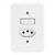 Conjunto Interruptor Paralelo C/ Tomada 2p+t 20a Pollar - Imagem 1