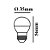 CX 25 Lâmpada Mini Bolinha Clara 7w Incandescente E-27 127v - Imagem 4