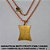 GARGANTILHA BRUTO PRONTO PARA O BANHO COM CORRENTE ELLO PORTUGUES ( ''50CM'' ) (031) PLACA COM CRUZ 23MM COM FECHO LAGOSTA - PESO 6,9GR - BRU0259 - Imagem 2