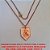 GARGANTILHANO BRUTO PRONTO PARA O BANHO -  COM CORRENTE ELLO PORTUGUES -MEDALHA DE  SÃO JORGE 1,8X2,0CM - 5,5GR - BRU2472 - Imagem 1