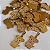 PINGENTE NO BRUTO PRONTO PARA O BANHO (CX18) PINGENTE DE CACHORO TODO CRAVEJADO EM MICRO ZIRCONIAS  1.5GR - TAMANHO 16MM(1,6CM) -BRU00051 - Imagem 1