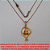 GARGANTILHA NO BRUTO PRONTO PARA O BANHO(GUA) COM CORRENTE (L-11) TAMANHO 45CM+EXTENSOR COM PINGENTE NOSSA SENH.APARECIDA PEDRA ZIRCONIA COM FECHO LAGOSTA - PESO 2,9GR - 5210420 - Imagem 2