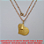 GARGANTILHA NO BRUTO PRONTO PARA O BANHO COM CORRENTE SINGAPURA 45CM - FECHO REDONDO PINGENTE DE CORAÇÃO DE NOSSA SENHORA APARECIDA 2,5X2CM - PESO 4GR - BRU3540 - Imagem 3