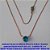 GARGANTILHA NO BRUTO PRONTO PARA O BANHO GARGANTILHA PONTO DE LUZ - CORRENTE L11 45CM- FECHO LAGOSTA - ZIRCONIA DE 6MM - BRU6144 - Imagem 2