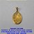 PINGENTE  NO BRUTO PRONTO PARA O BANH (1833) MEDALHA OVAL C/ N.S. FATIMA 20X14MM PESO TOTAL 1.9GR - BRU5708 - Imagem 2