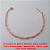 PULSEIRA NO BRUTO PRONTO PARA O BANHO  TODA TRABALHADA  IMPORTADA - PESO 2,5GR COM 18CM - BRU0283 - Imagem 2
