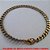 PULSEIRA NO BRUTO PRONTO PARA O BANHO  COM FECHO LAGOSTA - ELLO 1X1 BATIDO - LARGURA DA CORRENTE 6.0MM (XCN180) PESO 12.8GR ( '' 24CM '' ) - BRU4353 - Imagem 1