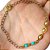Pulseira No Bruto Pronto Para Banho Tamanho Aproximado: 21,0cm Peso: 2,2 gramas REF: BRU871P - Imagem 2