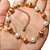 Pulseira No Bruto Pronto Para Banho Com Bolas De 8mm Tamanho Aproximado: 20,0cm Extensor: 5,0cm Peso: 5,7 gramas REF: BRU981A - Imagem 2