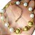 Pulseira No Bruto Pronto Para Banho Com Perolas e bolas De 8mm Tamanho Aproximado: 20,0cm Extensor: 6,0cm Peso: 6,0 gramas REF: BRU979A - Imagem 2