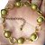 Pulseira No Bruto Pronto Para Banho Com Bolinhas De 8mm Tamanho Aproximado: 20,0cm Extensor: 6,0cm Peso: 8,1 gramas REF: BRU977A - Imagem 1