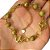 Pulseira No Bruto Pronto Para Banho Com Bolas De 8mm Diamantada e Espirito Santo tamanho Aproximado: 20,0cm Extensor: 5,0cm Peso:6,4 gramas REF: BRU141A - Imagem 2