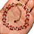 Pulseira No Bruto Pronto Para Banho Toda Trabalhada Feita A Mão Linda Tamanho Aproximado: 19,0cm Extensor: 6,0cm Peso:3,8 gramas REF: BRU1945 - Imagem 1
