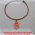 PULSEIRA NO BRUTO PRONTO PARA O BANHO COM CORDÃO BAIANO 18CM + EXTENSOR - PINGENTE DE ROSA EM ALTA FUSÃO PESO 6,3GR E FECHO LAGOSTA BRU2179 - Imagem 2