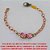PULSEIRA NO BRUTO PRONTO PARA O BANHO COM CORRENTE (M11) CADEADO1.0 - COM FECHO  LAGOSTA IMPORTADO - E PEDRA DE ZIRCONIAS 8X12MM - PES 6,9GR - 19CM - BRU2734 - Imagem 2