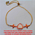 PULSEIRA NO BRUTO PRONTO PARA O BANHO COM CONECTOR TODO CRAVEJADO EM MICRO ZIRCONIAS E CORAÇÃO EM MADREPEROLA  TAM.2CM - PESO 2,5GR - BRU2766 - Imagem 2
