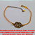 PULSEIRA NO BRUTO PRONTO PARA O BANHO COM CORRENTE ELLO PORTUGUES 0,8 - PINGENTE EM ALTA FUSÃO COM  18CM+EXTENSOR - PESO 3GR - BRU2966 - Imagem 2