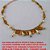 PULSEIRA NO BRUTO PRONTO PARA O BANHO -  PULSEIRA FEMININA COM CONECTOR DE PÉROLA EM FORMATO DE CORAÇÃO E PINGENTES DE  PÉROLA EM FORMA DE GOTA  - TAMANHO 19,0CM -  PESO 6,6GR - BRU3049 - Imagem 1