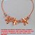 PULSEIRA NO BRUTO PRONTO PARA O BANHO -  PULSEIRA FEMININA COM CONECTORES DE LAÇO E CRISTAIS -TAMANHO 18,3CM - PESO 2,5GR -  BRU0207 - Imagem 2