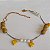PULSEIRA NO BRUTO PRONTO PARA O BANHO -  PULSEIRA FEMININA COM PÉROLAS, BOLAS  DIAMANTADAS E PENDURICALHOS DE CORAÇÃO +  EXTENSOR E FECHO LAGOSTA - LARG. DAS PÉROLA  0,6CM- LARG. DAS BOLINHAS 0,8CM - TAMANHO TOTAL  24,5CM - PESO 5,0GR - BRU3153 - Imagem 1