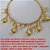 PULSEIRA NO BRUTO PRONTO PARA O BANHO - PULSEIRA FEMININA COM PENDURICALHOS DE  PÉROLAS E EM FORMATO DE GOTAS + FECHO  LAGOSTA - LARG. DAS PÉROLAS 0,6CM - TAMANHO  19,0CM - PESO 11,0GR - BRU3183 - Imagem 2