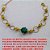 PULSEIRA NO BRUTO PRONTO PARA O BANHO -  PULSEIRA FEMININA COM PEDRA DE ZIRCONIA  COM BASE EM ALTA FUSÃO 10x10 E BOLINHAS  + EXTENSOR - LARG. DAS BOLINHAS 0,6CM -  TAMANHO 24,5CM - PESO 6,1GR - BRU3145 - Imagem 2