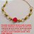 PULSEIRA NO BRUTO PRONTO PARA O BANHO -  PULSEIRA FEMININA COM PEDRA DE ZIRCONIA  COM BASE EM ALTA FUSÃO 10x10 E BOLINHAS  + EXTENSOR E FECHO LAGOSTA - LARG. DAS  BOLINHAS 0,6CM - TAMANHO 22,5CM - PESO  6,0GR - BRU3142 - Imagem 1