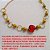 PULSEIRA NO BRUTO PRONTO PARA O BANHO -  PULSEIRA FEMININA COM PEDRA DE ZIRCONIA  COM BASE EM ALTA FUSÃO 10x10 E BOLINHAS  + EXTENSOR E FECHO LAGOSTA - LARG. DAS  BOLINHAS 0,6CM - TAMANHO 23,0CM - PESO  6,1GR - BRU3211 - Imagem 1