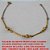 PULSEIRA NO BRUTO PRONTO PARA O BANHO -  PULSEIRA FEMININA COM CONECTORES DE  MIÇANGAS DE LATÃO - LARG. DAS MIÇANGAS  5MM - TAMANHO 18,2CM - PESO 2,2GR - BRU3160 - Imagem 1