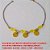 PULSEIRA NO BRUTO PRONTO PARA O BANHO -  PULSEIRA FEMININA COM MEDALINHAS -  TAMANHO 20,0CM - PESO 1,7GR - BRU3103 - Imagem 2