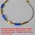 PULSEIRA NO BRUTO PRONTO PARA O BANHO -  PULSEIRA FEMININA COM MIÇANGAS - LARG.  DAS MIÇANGAS 4MM - TAMANHO 18,9CM - PESO  2,6GR - BRU3137 - Imagem 1