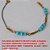 PULSEIRA NO BRUTO PRONTO PARA O BANHO -  PULSEIRA FEMININA COM MIÇANGAS - LARG.  DAS MIÇANGAS 5MM - TAMANHO 18,9CM - PESO  3,4GR - BRU3138 - Imagem 1