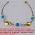 PULSEIRA NO BRUTO PRONTO PARA O BANHO -  PULSEIRA FEMININA COM PÉROLAS E CONECTORES EM FORMATO DE QUADRADO - TAMANHO 19,5CM -  PESO 2,9GR - BRU3164 - Imagem 2