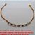 PULSEIRA NO BRUTO PRONTO PARA O BANHO -  PULSEIRA FEMININA COM MIÇANGAS DE CRISTAL -  TAMANHO 17,3CM - PESO 1,2GR - BRU3162 - Imagem 3
