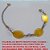 PULSEIRA NO BRUTO PRONTO PARA O BANHO -  PULSEIRA FEMININA COM CONECTORES DE  MIÇANGAS DE CRISTAL NA COR ROXA - LARG.  DAS MIÇANGAS 6MM - TAMANHO 18,9CM - PESO  2,7GR - BRU3159 - Imagem 1