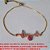 PULSEIRA NO BRUTO PRONTO PARA O BANHO - PULSEIRA FEM. AJUSTÁVEL COM CONECTOR EM  FORM. DE BATIMENTO CARDÍACO E PING. DE CORAÇÃO  TODO CRAV. EM MICRO ZIRCONIAS - TAM. APROX.  26,2CM - PESO 3,2GR - BRU3051 - Imagem 3