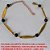 PULSEIRA NO BRUTO PRONTO PARA O BANHO -  PULSEIRA FEMININA COM BOLINHAS DE RESINA  + EXTENSOR E FECHO LAGOSTA - LARG. DAS  BOLINHAS 6MM - TAMANHO 27,5CM - PESO 3,6GR -  BRU3185 - Imagem 2