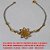 PULSEIRA NO BRUTO PRONTO PARA O BANHO -  PULSEIRA FEMININA COM FLOR E CRIATAIS -  TAMANHO 18,8CM - PESO 1,6GR - BRU3145 - Imagem 2