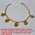 PULSEIRA NO BRUTO PRONTO PARA O BANHO -  PULSEIRA FEMININA COM PINGETES DE CRISTAIS  + FECHO LAGOSTA - TAMANHO 20,2CM - PESO  3,4GR - BRU3113 - Imagem 2