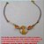 PULSEIRA NO BRUTO PRONTO PARA O BANHO -  PULSEIRA FEMININA COM CONECTORES DE FLOR  (COM PEDRINHA ''ROSA'') E NOSSA SENHORA -  TAMANHO 18,5CM - PESO 1,9GR - BRU3337 - Imagem 3