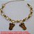 PULSEIRA NO BRUTO PRONTO PARA O BANHO -  PULSEIRA FEMININA COM BOLINHAS DE LATÃO E  CONECTORE DE RENA(CARIBU) + EXTENSOR E FECHO  LAGOSTA - LARG. DA BOL. 5MM - TAMANHO 17,2CM -  PESO 5,7GR - BRU3296 - Imagem 1