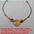 PULSEIRA NO BRUTO PRONTO PARA O BANHO -  PULSEIRA FEMININA COM CONECTORES DE FLOR  (COM PEDRINHA PRETA) E NOSSA SENHORA -  TAMANHO 17,5CM - PESO 1,6GR - BRU3338 - Imagem 1