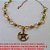 PULSEIRA NO BRUTO PRONTO PARA O BANHO -  PULSEIRA FEMININA COM BOLINHAS DE LATÃO E  PINGENTE DE ESTRELA + EXTENSOR E FECHO  LAGOSTA - LARG. DA BOL. 5MM - TAMANHO 15,7CM -  PESO 5,0GR - BRU3303 - Imagem 2