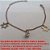 PULSEIRA NO BRUTO PRONTO PARA O BANHO -  PULSEIRA FEMININA COM PINGENTES DE ESTRELA  E CRISTAL + EXTENSOR E FECHO LAGOSTA -  TAMANHO 16,3CM - PESO 1,7GR - BRU3350 - Imagem 2