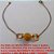 PULSEIRA NO BRUTO PRONTO PARA O BANHO -  PULSEIRA FEMININA COM BOLA DIAMANTADA E  PLACA VAZADA EM FORMATO DE CÍRCULO + FECHO  LAGOSTA - LARG. DA BOLA 1,0CM - TAMANHO 18,5CM -  PESO 1,9GR - BRU0262 - Imagem 3