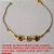 PULSEIRA NO BRUTO PRONTO PARA O BANHO -  PULSEIRA FEMININA COM CONECTOR DE FLORES  E ZIRCONIA - TAMANHO 19,0CM - PESO 1,7GR -  BRU3368 - Imagem 3